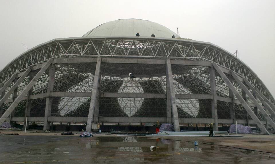 西双版纳温泉馆网架工程